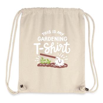 Gartenarbeit Gärtner - Stanley/Stella recycelter Gym Bag - Naturweiß - Vorne