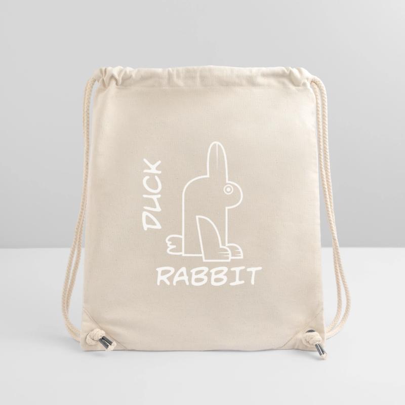 Rabbit Duck Meme Science Math Geek Philosophy Stanley/Stella recycelter Gym Bag