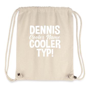 First name Dennis - Stanley/Stella Recycled Gym Bag - natural - Front