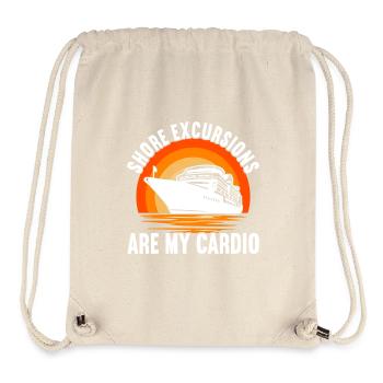 Kreuzfahrt Urlaub Kreuzfahrtschiff - Stanley/Stella recycelter Gym Bag - Naturweiß - Vorne