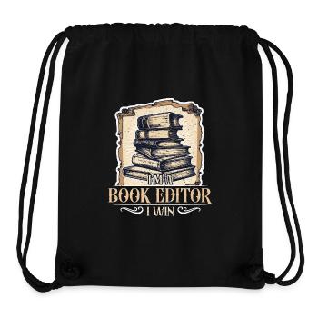 I'm A Book Editor I Win Publisher Novelist Editors - Stanley/Stella recycelter Gym Bag - Schwarz - Vorne