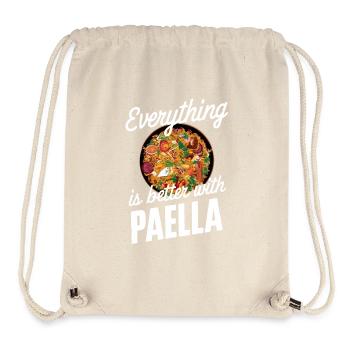 Everything Is Better With Paella - Stanley/Stella recycelter Gym Bag - Naturweiß - Vorne