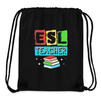 Englischlehrerin Englisch Lehrer - Stanley/Stella recycelter Gym Bag - Schwarz - Vorne