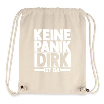 Prénom Dirk - Sac à cordon recyclé Stanley/Stella - blanc naturel - Devant