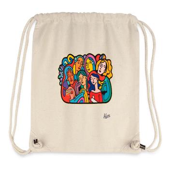Für uns Frauen und Schwestern - Stanley/Stella recycelter Gym Bag - Naturweiß - Vorne