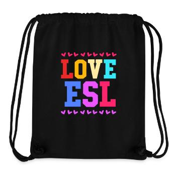 Englischlehrerin Englisch Lehrer - Stanley/Stella recycelter Gym Bag - Schwarz - Vorne