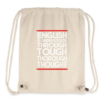 Englischlehrerin Englisch Lehrer - Stanley/Stella recycelter Gym Bag - Naturweiß - Vorne