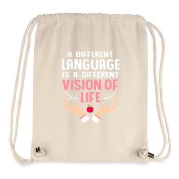Englischlehrerin Englisch Lehrer - Stanley/Stella recycelter Gym Bag - Naturweiß - Vorne
