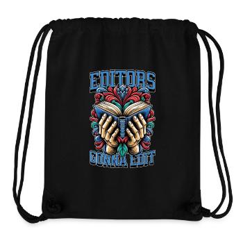 Book Editors going to Edit Publisher Book Author - Stanley/Stella Recycled Gym Bag - black - Front