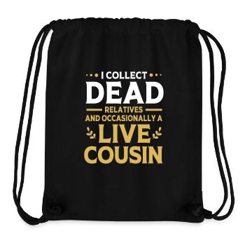 Family tree genealogy - Stanley/Stella Recycled Gym Bag - black - Front