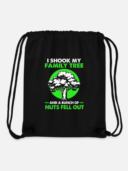 Stammbaum Genealogie - Stanley/Stella recycelter Gym Bag - Schwarz