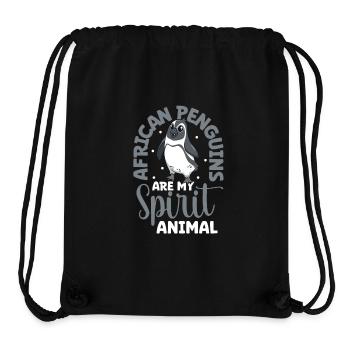 Favorite animal - African penguin - Stanley/Stella Recycled Gym Bag - black - Front