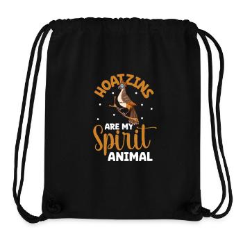 Favorite animal - Hoatzin - Stanley/Stella Recycled Gym Bag - black - Front