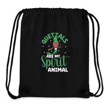 Favorite animal - Quetzal - Stanley/Stella Recycled Gym Bag - black - Front