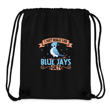 Ich liebe meinen Blauhäher - Stanley/Stella recycelter Gym Bag - Schwarz - Vorne