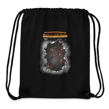 Halloween Spinnen Spinnentiere Spinne Phobie - Stanley/Stella recycelter Gym Bag - Schwarz - Vorne