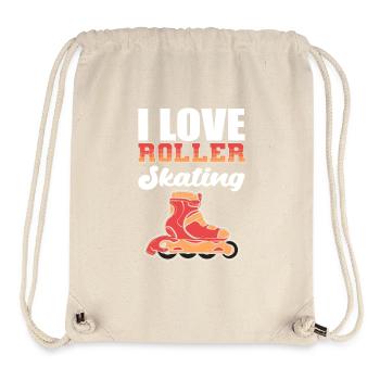 Rollschuhlaufen Rollschuhe Inline-Skates - Stanley/Stella recycelter Gym Bag - Naturweiß - Vorne