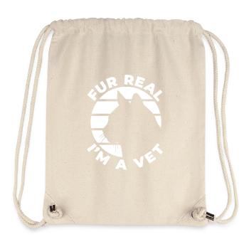 Funny Vet Joke - Stanley/Stella Recycled Gym Bag - natural - Front