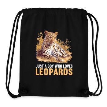 Leoparden Leopard - Stanley/Stella Recycled Gym Bag - black - Front