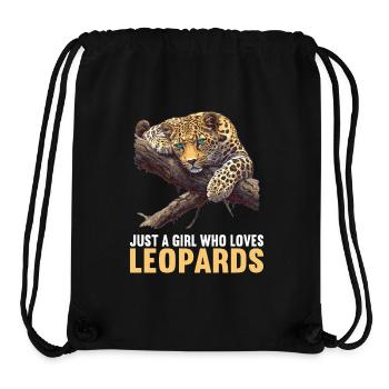 Leoparden Leopard - Stanley/Stella Recycled Gym Bag - black - Front