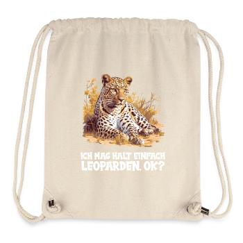 Leoparden Leopard - Stanley/Stella Recycled Gym Bag - natural - Front