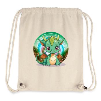 Dragon Kids Dragon Child - Sac à cordon recyclé Stanley/Stella - blanc naturel - Devant