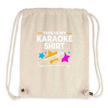 Karaoke - Stanley/Stella recycelter Gym Bag - Naturweiß - Vorne