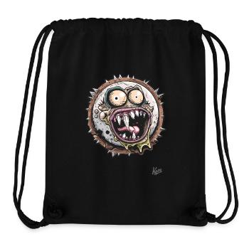 Horror-Monster Maroni Kastanie - Stanley/Stella recycelter Gym Bag - Schwarz - Vorne