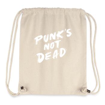 Punk ist nicht tot - Stanley/Stella recycelter Gym Bag - Naturweiß - Vorne