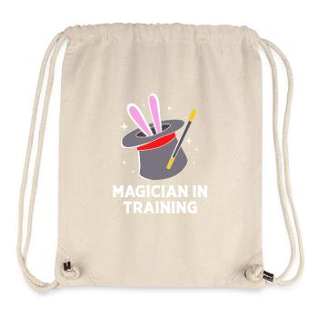 magicien magicien - Sac à cordon recyclé Stanley/Stella - blanc naturel - Devant