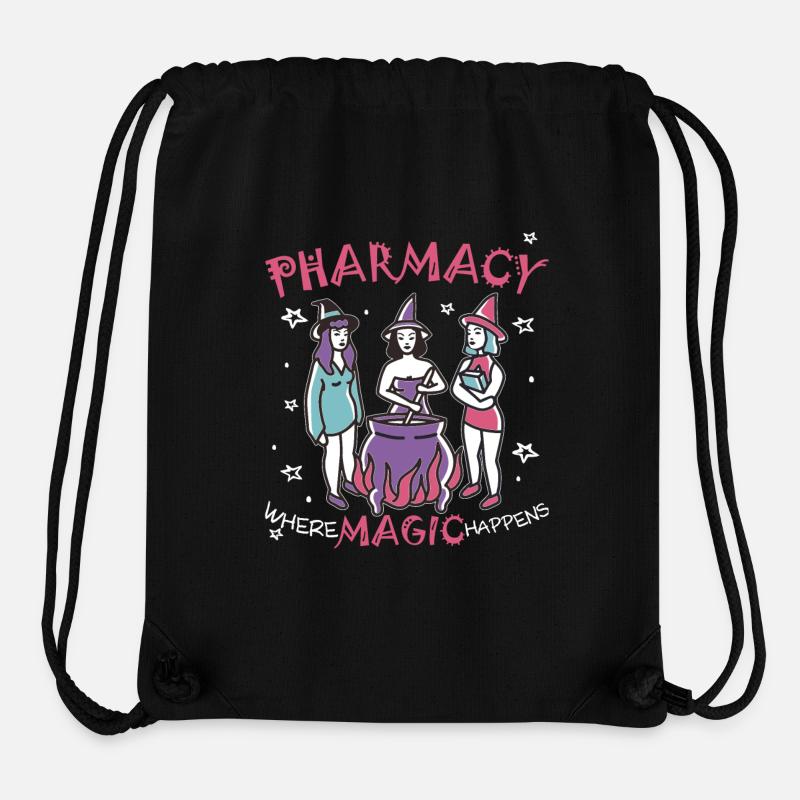Apotheke | Where magic happens - Stanley/Stella recycelter Gym Bag - Schwarz