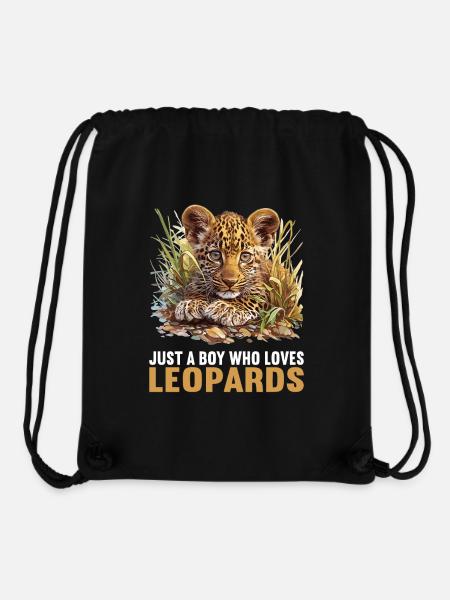 Leoparden Leopard - Stanley/Stella recycelter Gym Bag - Schwarz