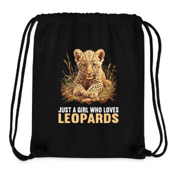 Leoparden Leopard - Stanley/Stella Recycled Gym Bag - black - Front