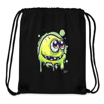 Funny Slime Monster - Stanley/Stella Recycled Gym Bag - black - Front