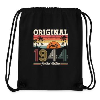 80th Birthday Original June 1944 Born 1944 - Stanley/Stella Recycled Gym Bag - black - Front