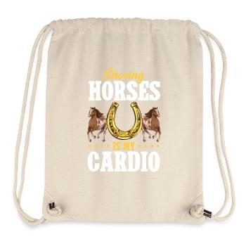 Farrier Horseshoe Horseshoeing - Stanley/Stella Recycled Gym Bag - natural - Front