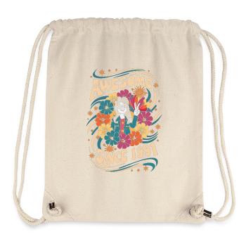 Vintage 1991 Hippie Anniversaire Rétro Floral - Sac à cordon recyclé Stanley/Stella - blanc naturel - Devant