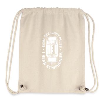 I Hear Symphonies - Vacuum Tube - Stanley/Stella Recycled Gym Bag - natural - Front