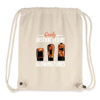 Deflected by Glowing Tubes - Vacuum Tubes - Stanley/Stella Recycled Gym Bag - natural - Front