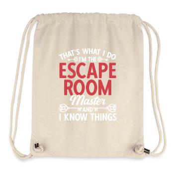 Escape Room - Stanley/Stella Recycled Gym Bag - natural - Front