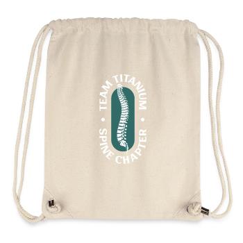 Team Titan - Rücken OP - Stanley/Stella recycelter Gym Bag - Naturweiß - Vorne