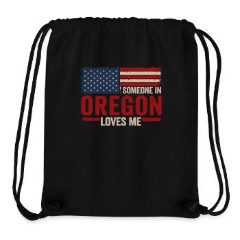 Someone In Oregon Loves Me - Stanley/Stella Recycled Gym Bag - black - Front