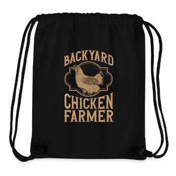 chicken breeder rooster hen backyard chickens - Stanley/Stella Recycled Gym Bag - black - Front