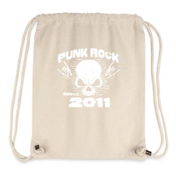 13. Geburtstag - Punkrock seit 2011 Skull Rock - Stanley/Stella recycelter Gym Bag - Naturweiß - Vorne
