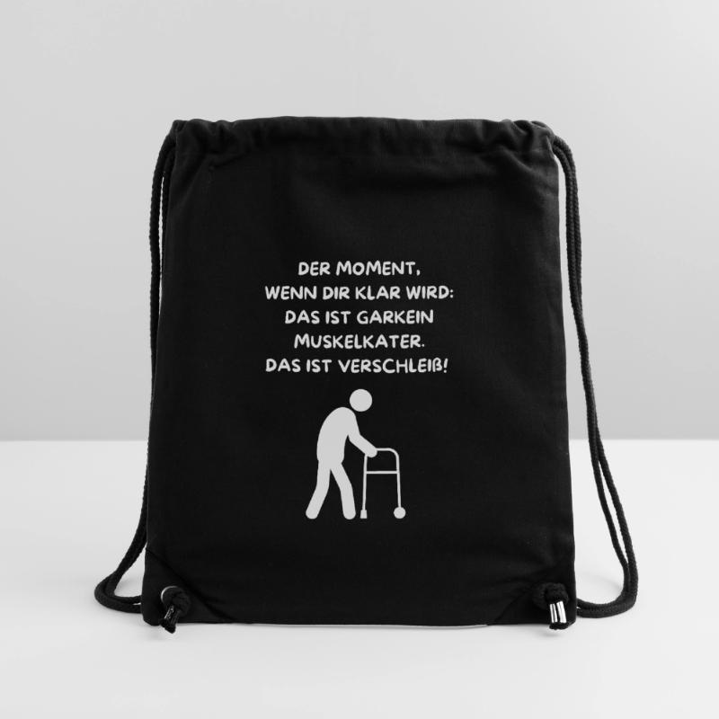 DER MOMENT WENN DIR KLAR WIRD, DASS MAN ALT IST 2 Stanley/Stella recycelter Gym Bag