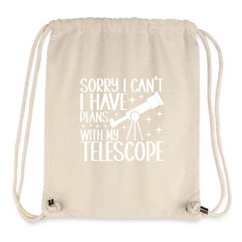 Astronom Astronomie - Stanley/Stella recycelter Gym Bag - Naturweiß - Vorne