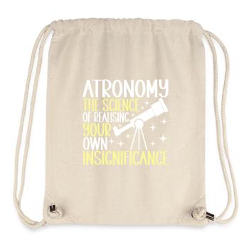 Astronom Astronomie - Stanley/Stella recycelter Gym Bag - Naturweiß - Vorne