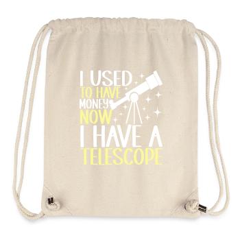 Astronom Astronomie - Stanley/Stella recycelter Gym Bag - Naturweiß - Vorne