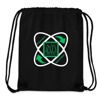Logo Design FactoryBLACKFOREST - Stanley/Stella Recycled Gym Bag - black - Front