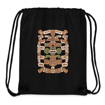 Aztekische Gottheit Tonatiuh Antike Mythologie - Stanley/Stella recycelter Gym Bag - Schwarz - Vorne